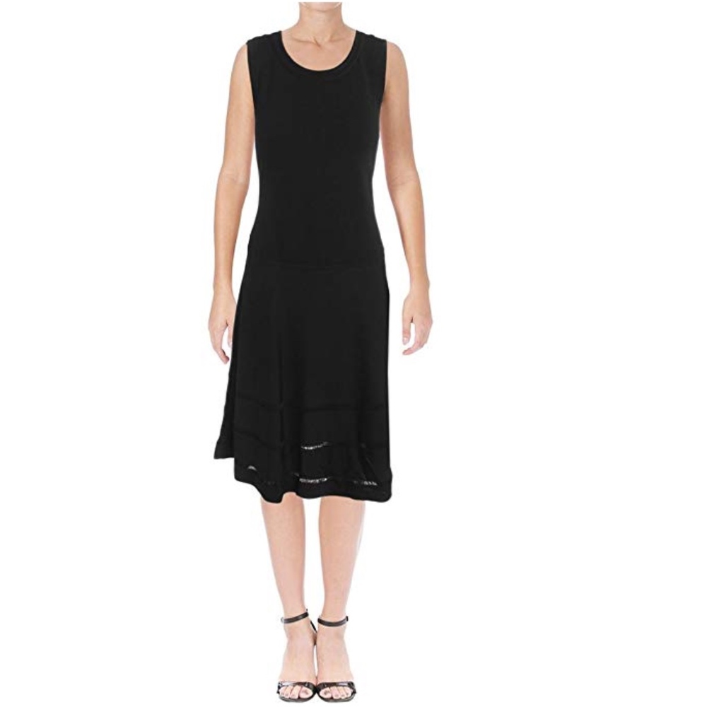 Ralph Lauren Kalama Mixed Knit Sleeveless Dress